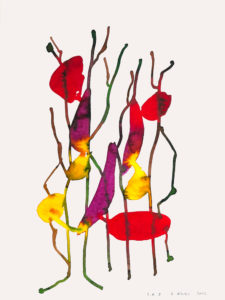 Frédéric Khodja - SR5 - Encres sur papiers aquarelles / 65 x 50 cm / 2022