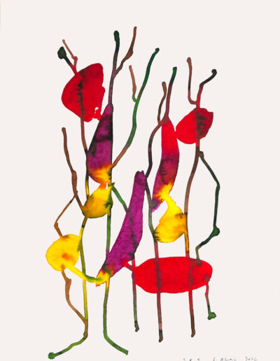 Frédéric Khodja - SR5 - Encres sur papiers aquarelles / 65 x 50 cm / 2022