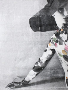 De Bonna - Donna con cappello - 202 - Photographie aux sels d’argent, tempera, encre de chine sur toile - 100 x 130 cm