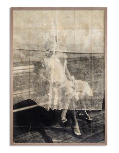 MOMENTOS 02 - 2017 - Impression sur papier, traité avec du café et divers procédés chimiques - 83 x 63 cm