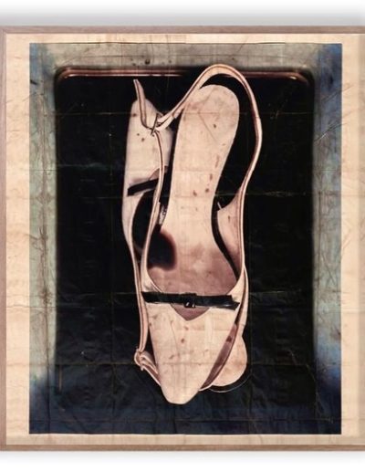 AUSENCIA 08 - 2025 - Impression sur papier, traité avec du café et divers procédés chimiques - 83 x 70 cm